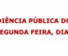 AVISO SOBRE AUDIÊNCIA PÚBLICA