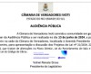Audiência Pública - 13/06/2024 - Sede do Poder Legislativo às 18h30min